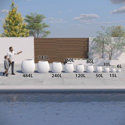 Gros pot design Ananas pour plante