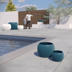 Cache-pot rond intérieur- extérieur Distinction