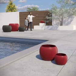 Cache-pot rond intérieur- extérieur Distinction