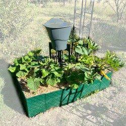 Carré potager 80x120cm - Arrosage autonome goutte à goutte - Kit 10 plants