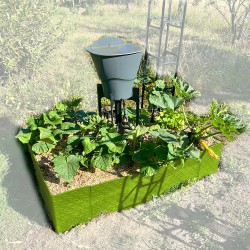Carré potager 80x120cm - Arrosage autonome goutte à goutte - Kit 10 plants