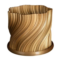 Soucoupe ronde pot de fleurs taille moyenne