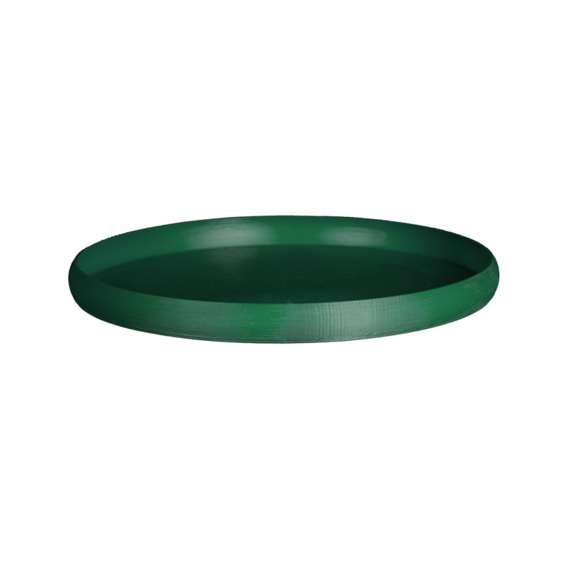 Soucoupe ronde pot de fleur grande taille  - Couleurs: Vert Foncé - Volume: 14L