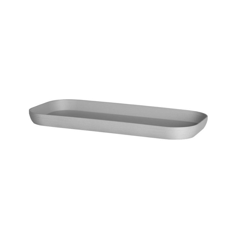 Coupelle pot de fleur rectangulaire – Soucoupe pour jardinière  - Couleurs: Blanc - Taille: 33.5 x 17