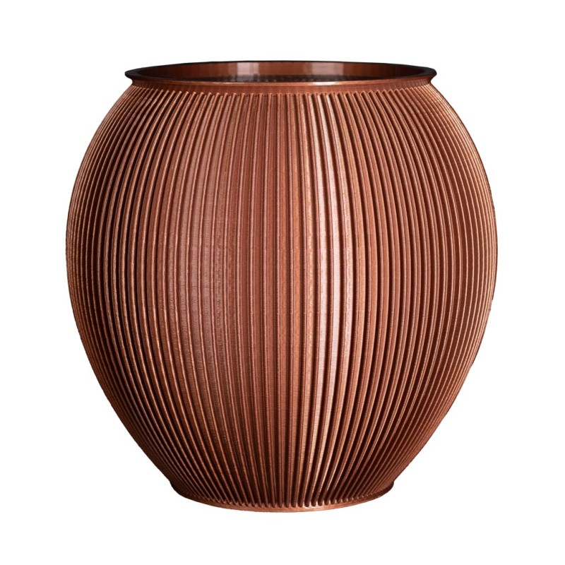 Grand pot de fleur Alinéa  - Couleurs: Cuivre - Volume: 50L