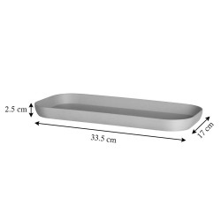 Coupelle pot de fleur rectangulaire – Soucoupe pour jardinière
