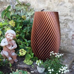 Cache-pot haut design Spirilus