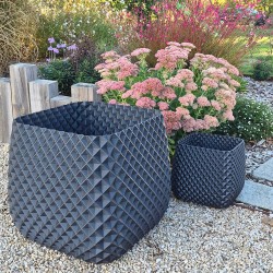 Jardinière carrée balcon et jardin - Design Ananas