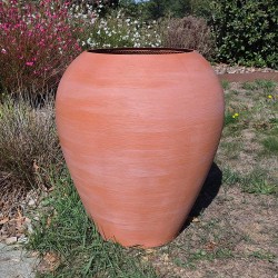 grande jarre exterieur pot de fleur géant aspect terre cuite