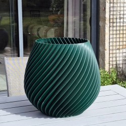 pot de fleur vert fonce plante interieur