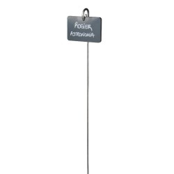 Etiquette de jardin décorative sur tige métal Rectangle X4
