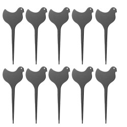 étiquettes de jardin solide en plastique recyclé