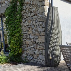 récupérateur eau de pluie design gris oniris décoration extérieure
