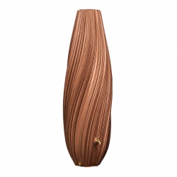 jolie cuve eau de pluie design oniris couleur cuivre avec robinet laiton