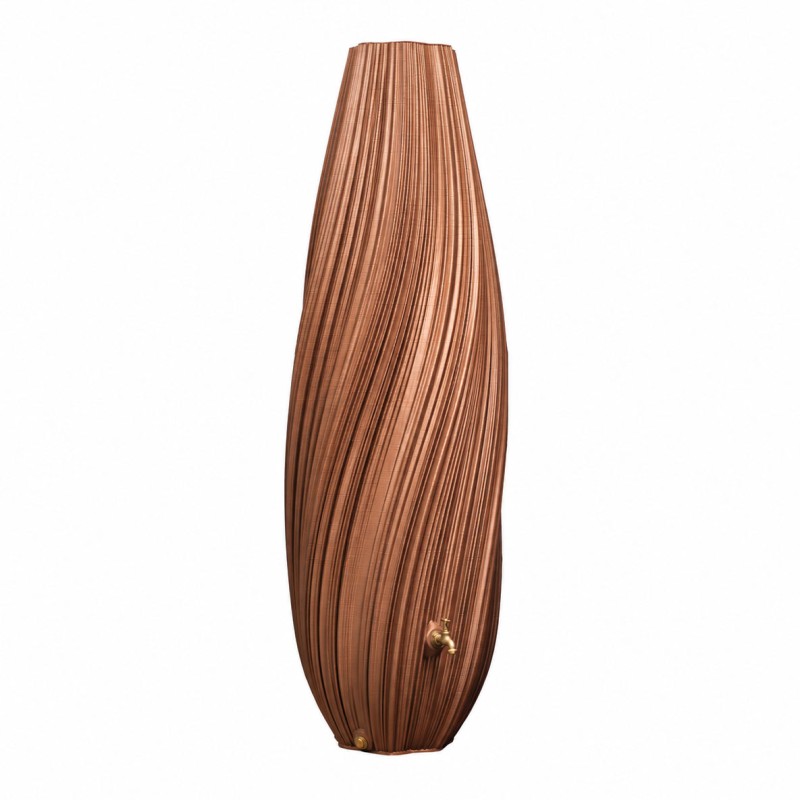 jolie cuve eau de pluie design oniris couleur cuivre avec robinet laiton