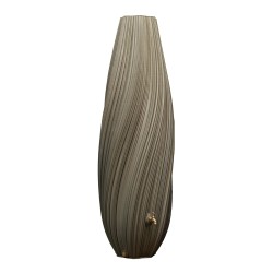 récupérateur eau de pluie design grand vase contemporain gris kaki