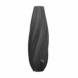 collecteur eau de pluie design Oniris gris anthracite coin maison