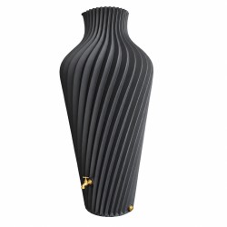 récupérateur eau de pluie design forme jarre gris anthracite