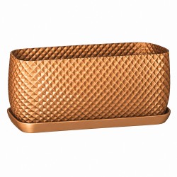 Coupelle pot de fleur rectangulaire – Soucoupe pour jardinière