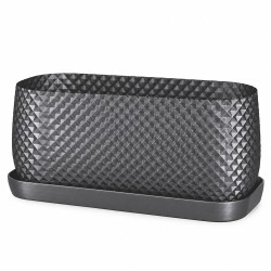Coupelle pot de fleur rectangulaire – Soucoupe pour jardinière