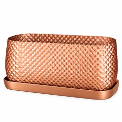 Coupelle pot de fleur rectangulaire – Soucoupe pour jardinière