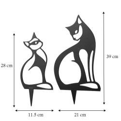 Animaux Décoratifs pour Jardin - Chats