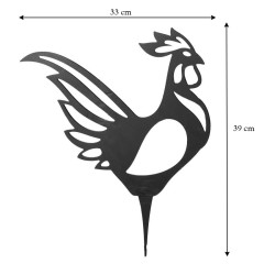 Animaux Décoratifs pour Jardin  - Coq