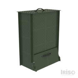 composteur-en-plastique-décoratif-200L-vert-profond-iriso