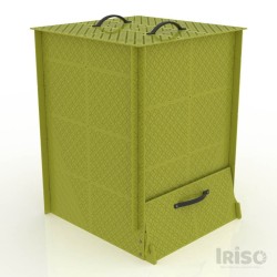 composteur-design-520L-iriso-vert-anis