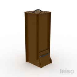 composteur-design-100L-iriso-rouille