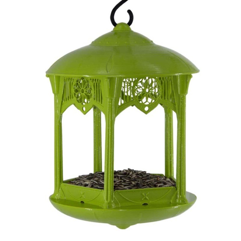 Mangeoire-Floralie-iriso-vert-anis Mangeoire-Floralie-iriso-vert-anis