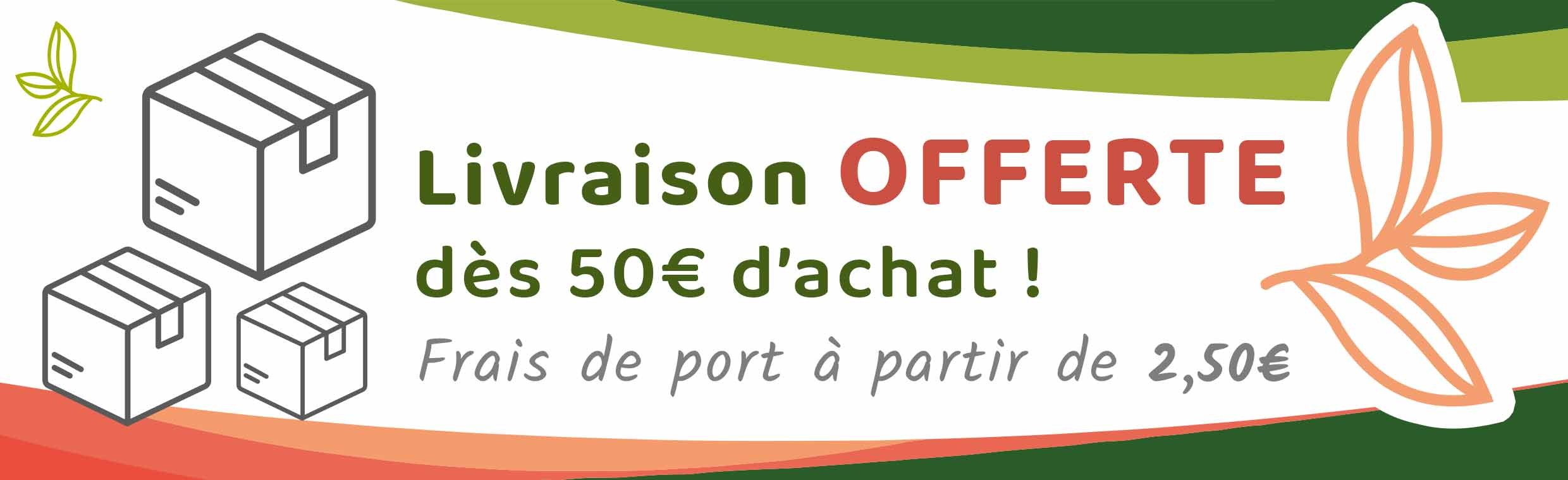 frais de port Offert chez Iriso