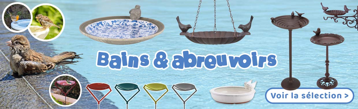 bains et abreuvroirs pour oiseaux - Iriso
