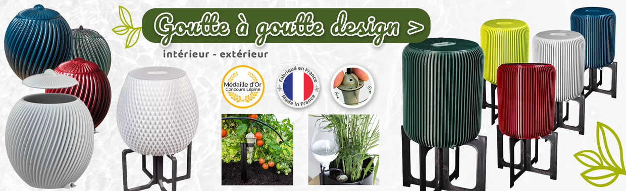 Arrosage goutte à goutte Iriso design