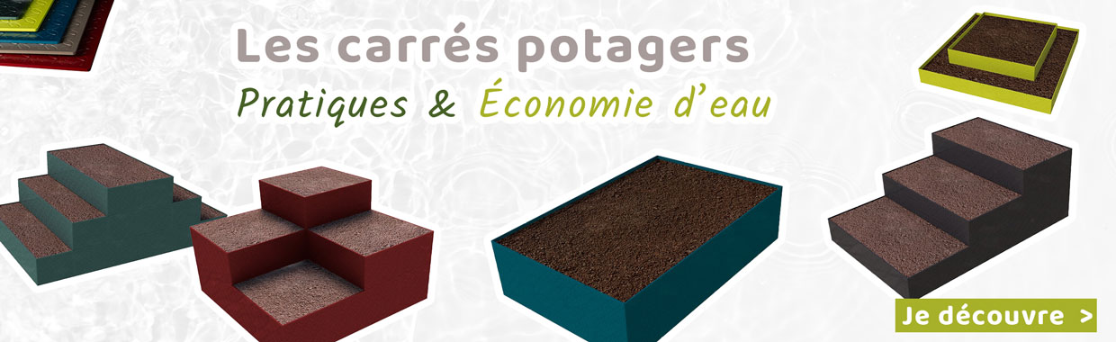 carrés potager - économie d'eau