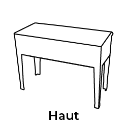 haut sur pied carré potager Iriso