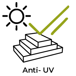 pyramide de fraises résitant UV