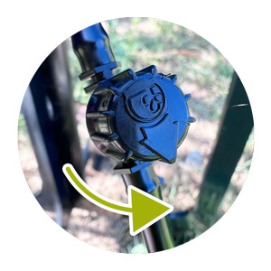 Ouvrir robinet système goutte à goutte Iriso