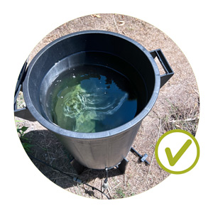 réserve d'eau 50L goutte à goutte Iriso