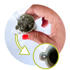 Nettoyage du corps bas pied goutteur goutte à goutte Iriso