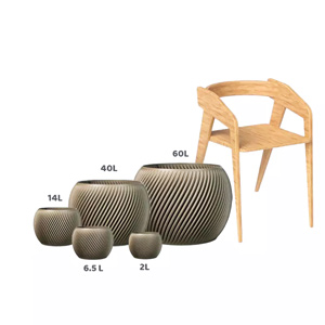 cache pot design choix taille made in France Iriso