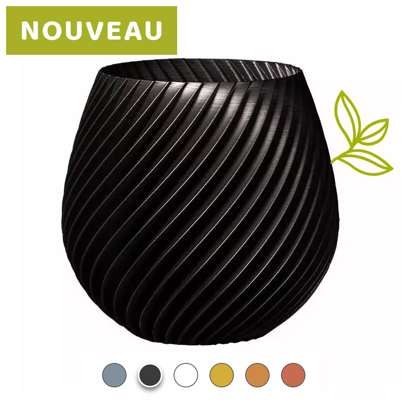 Pot de fleurs spirilus rond Iriso