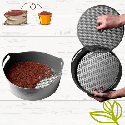 tamis de terreau jardin Iriso