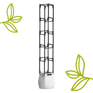 kit pot et tuteur modulable Iriso
