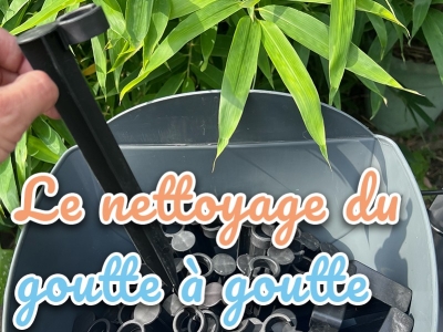 Comment nettoyer son système goutte à goutte avant l'hiver ?