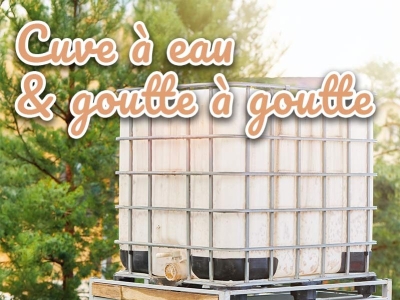 Comment connecter mon récupérateur d'eau de pluie à un système goutte à goutte ?